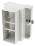 ENCLOSURE, DIN RAIL, PPO, GRAY 1597DIN6MDH68