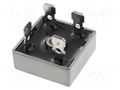 Bridge rectifier: single-phase; Urmax: 50V; If: 25A; Ifsm: 400A DC COMPONENTS KBPC25005