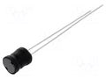 Inductor: wire; THT; 2.2mH; 110mA; 8.58Ω; ±10%; 2200R; Ø7.2x8.5mm MURATA 22R225C