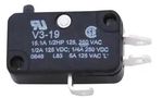 MICROSWITCH, PIN PLUNGER, SPDT, 10A V3-1001.