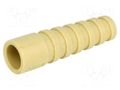 Strain relief; RG59,RG62; beige; Application: BNC plug; 10pcs. MH CONNECTORS RG59/62SRB-BE
