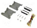 Transition: adapter; D-Sub 25pin male,D-Sub 25pin female MH CONNECTORS GA2525MFLGK-RC