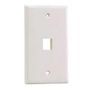 VERTICAL FACEPLATE, 1 MODULE, IVORY NK1FNEI
