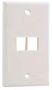 VERTICAL FACEPLATE, 2 MODULE, WHITE NK2FNIW