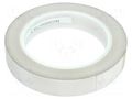 Tape: electrical insulating; W: 19mm; L: 33m; Thk: 0.18mm; white IPT IC401-19-33M