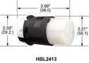 CONNECTOR, POWER ENTRY, 20A HBL2433