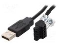 Adapter; Input: USB A plug; Out: 5pin  connector; 1.8m BRAINBOXES PW-650