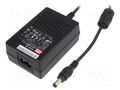 Power supply: switching; 18VDC; 1A; Out: 5,5/2,1; 18W; 85÷264VAC MEAN WELL GST18B18-P1J