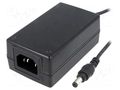 Power supply: switching; 15VDC; 1.2A; Out: 5,5/2,1; 18W; 85÷264VAC MEAN WELL GST18A15-P1J