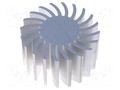 Heatsink; LED; Ø: 70mm; H: 37.5mm FISCHER ELEKTRONIK SK57137.5AL