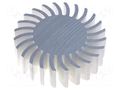 Heatsink; LED; Ø: 85mm; H: 25mm FISCHER ELEKTRONIK SK57225AL