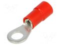 Tip: ring; M4; Ø: 4.3mm; 0.25÷1.5mm2; crimped; for cable; insulated BM GROUP BM00119