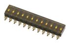 DIP SW, SPST-NO, 0.025A/24VDC, 12POS/SMD MCEMR-12-T-V