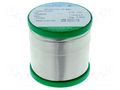 Tin; lead free; Sn99,3Cu0,7; 0.75mm; 0.5kg; reel; 227÷229°C; 2.2% ALPHA HF850SNCX07-075/05