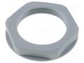 Nut; M32; polyamide; UL94V-2; 41mm; grey; Thread: metric; Pitch: 1.5 LAPP SKINTOP-N32G