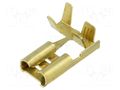 Terminal: flat; 6.3mm; 0.8mm; female; 1.5÷2.5mm2; crimped; brass BM GROUP BM02295