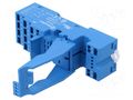 Socket; PIN: 14; 10A; 250VAC; for DIN rail mounting; spring clamps FINDER 94.54SPA