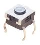 TACTILE SW, SPST-NO, 0.05A, 24VDC, 350GF B3W-4005