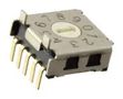 ROTARY SWITCH, 10 POS, 0.025A/24VDC, SMD A6KSV-104RF