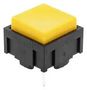 TACTILE SW, SPST-NO-DM/0.025A/50V, 135GF 320E11YEL