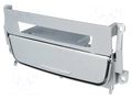 Radio frame; BMW; 2 DIN; silver ACV RAM-40.501.1