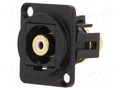 Coupler; RCA socket,both sides; FT; XLR standard; 19x24mm CLIFF CP30231MB