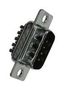 D-SUB CONN, PLUG, DE, 9P, PANEL L717SDE09PC309