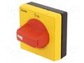 Knob; GA; red/yellow LOVATO ELECTRIC GAX62