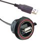 USB CABLE, 2.0, TYPE A PLUG-RCPT, 500MM PX0844/A/0M50/A