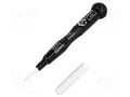 Screwdriver: precision; trimmer; slot; SL 2.6; Blade length: 16mm C.K CK-484526