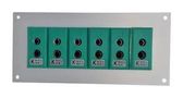THERMOCPL CONN, W/PANEL, SOCKET, K, 6WAY IS-K-FF + FSP-6