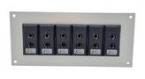 THERMOCPL CONN, W/PANEL, SOCKET, J, 6WAY IS-J-FF + FSP-6