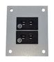 THERMOCPL CONN, W/PANEL, SOCKET, J, 2WAY IM-J-FF + FMP-2