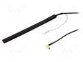 Antenna; automotive,inner; DAB; with amplifier; 3m; 16dB; 5VDC 4CARMEDIA ANT.44