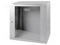 Enclosure: rack cabinet; Standard: 19"; 12U; grey; Z: 635mm; X: 600mm DIGITUS DN-W19-12U/450