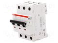 Circuit breaker; 400VAC; Inom: 16A; Poles: 3; Charact: C; 10kA; IP20 ABB S203M-C16