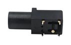 BANANA CONN, R/A JACK, 24A, 60VDC, BLACK BU-163-0