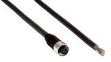 SENSOR/ACTR CBL, 8P/M12 RCPT-FREE END/5M YF2A68-050XXXXLEAX