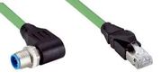 ENET/FIELDBUS CBL, 4P, M12 R/A-RJ45 PLUG YN2D24-050PN1MRJA4