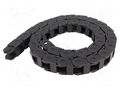 Cable chain; LIGHT; Bend.rad: 100mm; L: 986mm; Int.height: 17mm BREVETTI SR250LI050100