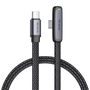 90 degree cable USB-C to USB-C Mcdodo CA-3360, 65W, 1.2m (black), Mcdodo CA-3360