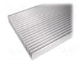 Heatsink: extruded; grilled; L: 1000mm; W: 262mm; H: 60mm; aluminium STONECOLD RAD-C26260/1000