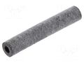 Insulating tubing; chloroprene; black; L: 20mm; -65÷95°C; Helsyn HELLERMANNTYTON H15X20BK-CR-BK