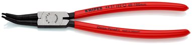 KNIPEX 44 31 J32 Circlip Pliers for internal circlips in bore holes 45° angled plastic coated black atramentized 225 mm 44 31 J32 4003773066972