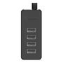 Orico W5P-100 USB to 4x USB 2.0 Hub Adapter (black), Orico W5P-U2-100-BK-EP-IP