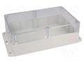 Enclosure: multipurpose; X: 146mm; Y: 222mm; Z: 75mm; polycarbonate GAINTA G232CMF