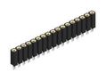 PCB RCPT, 17POS, 1ROW, 2.54MM, PRESS FIT BLP 1 17