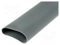 Insulating tube; silicone; light grey; -30÷200°C; Øint: 18mm; L: 1m FIX&FASTEN SRT18