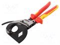 Cutters; L: 320mm; Tool material: steel; Øcable: 60mm; 600mm2; 1kVAC KNIPEX KNP.9536320
