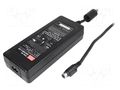 Power supply: switching; 12VDC; 11.5A; Out: KYCON KPPX-4P; 138W MEAN WELL GSM160B12-R7B